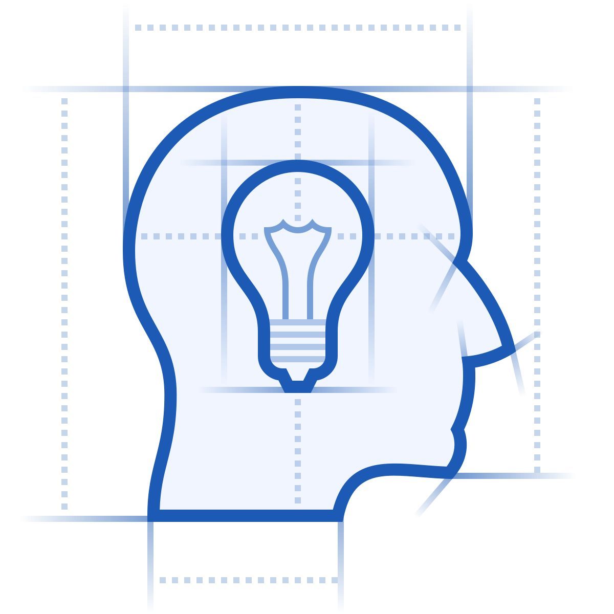 blueprint style brainstorm delle abilità icon