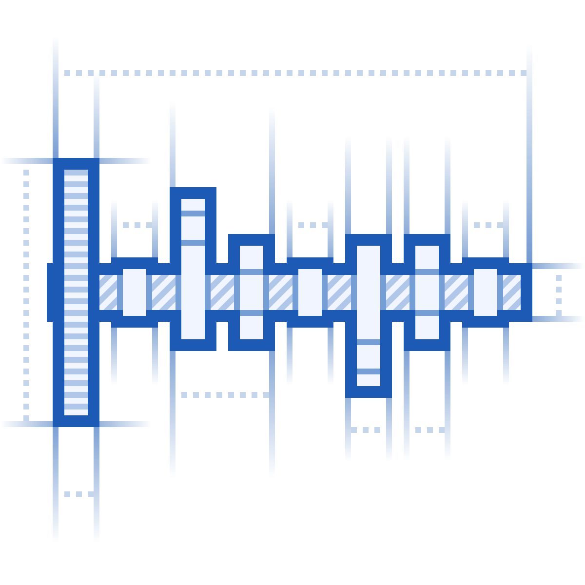 icona camshaft blueprint stile