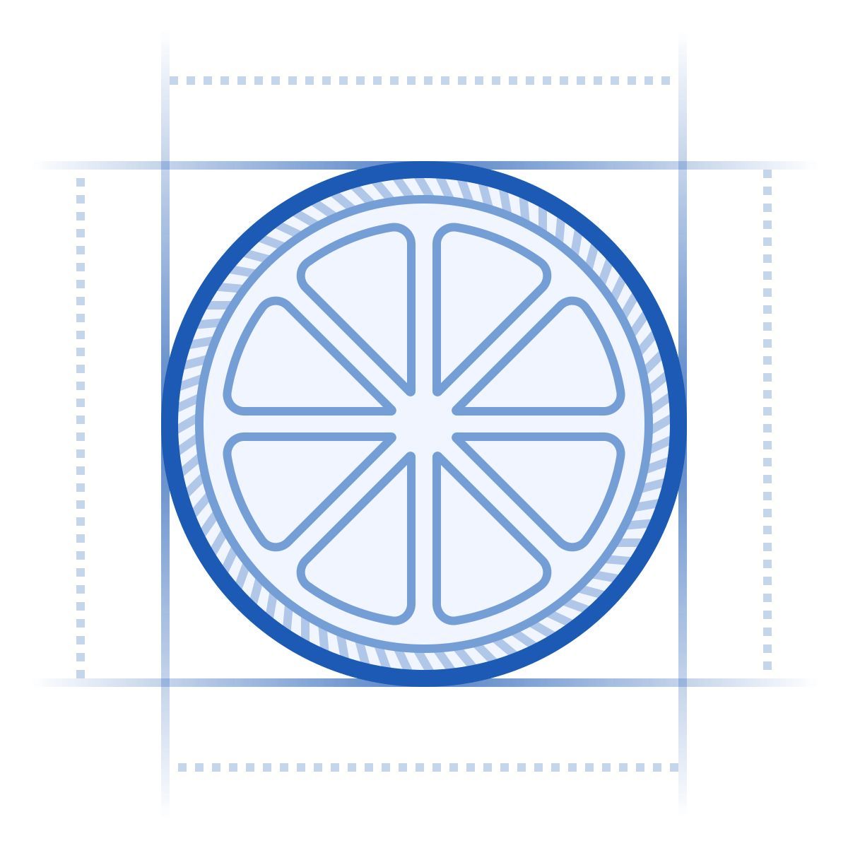 blueprint style agrumes icon