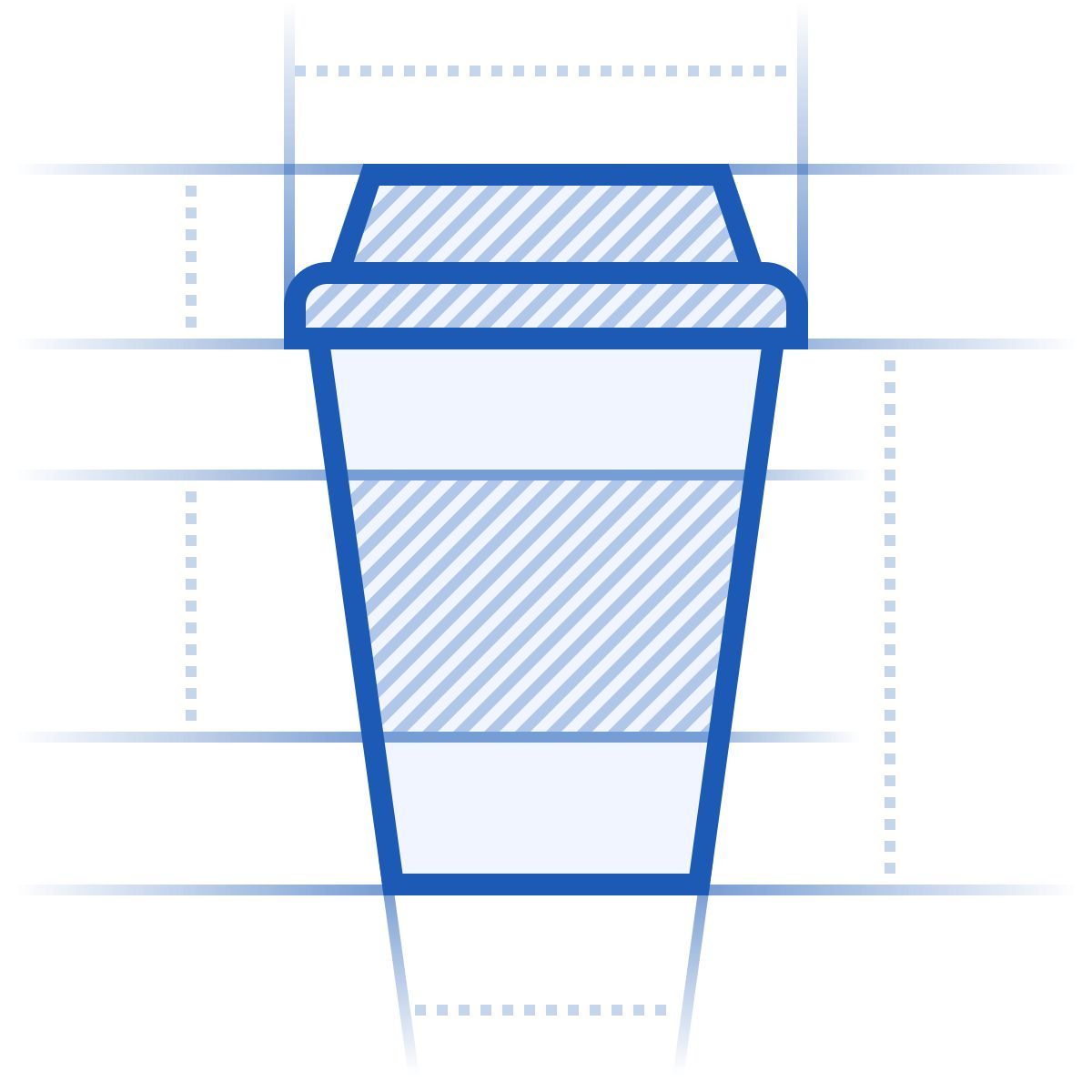 blueprint style 커피 이동합니다 icon