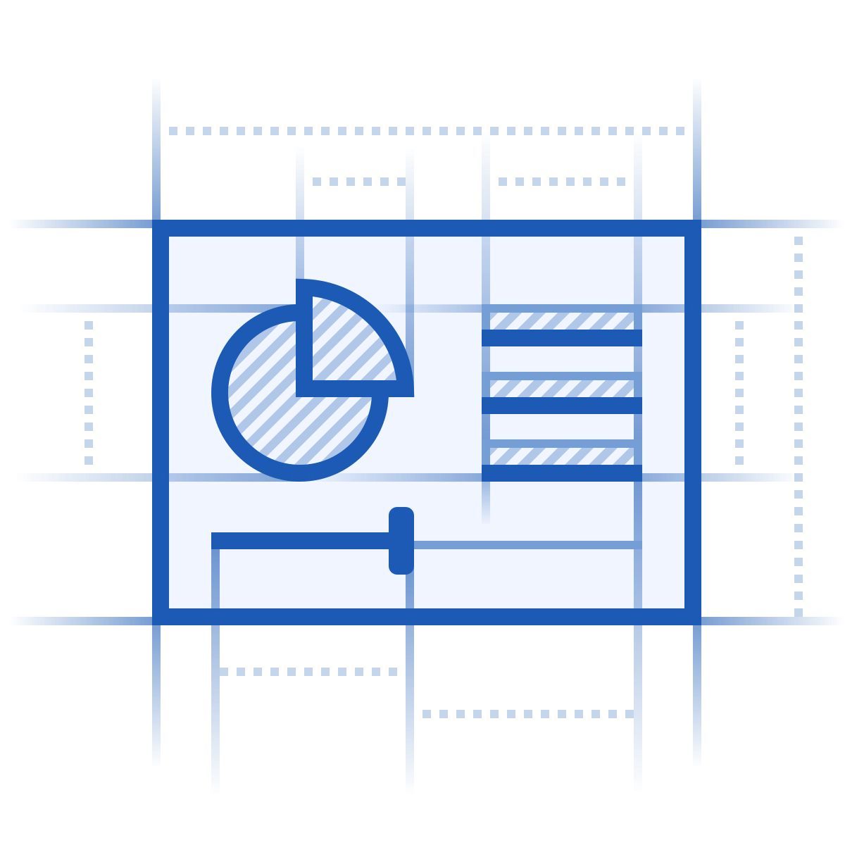 blueprint style panneau de contrôle icon