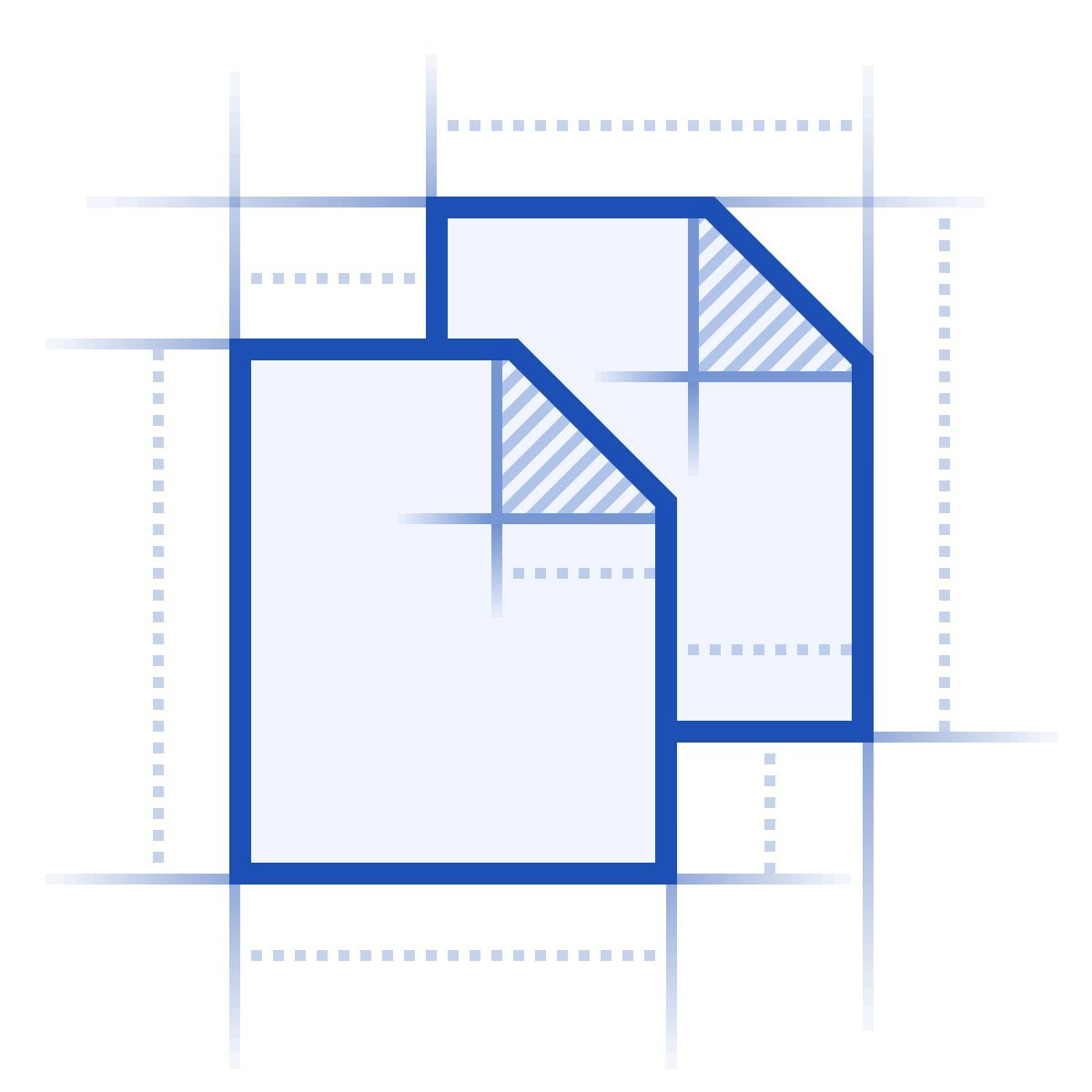 blueprint 스타일 부 아이콘
