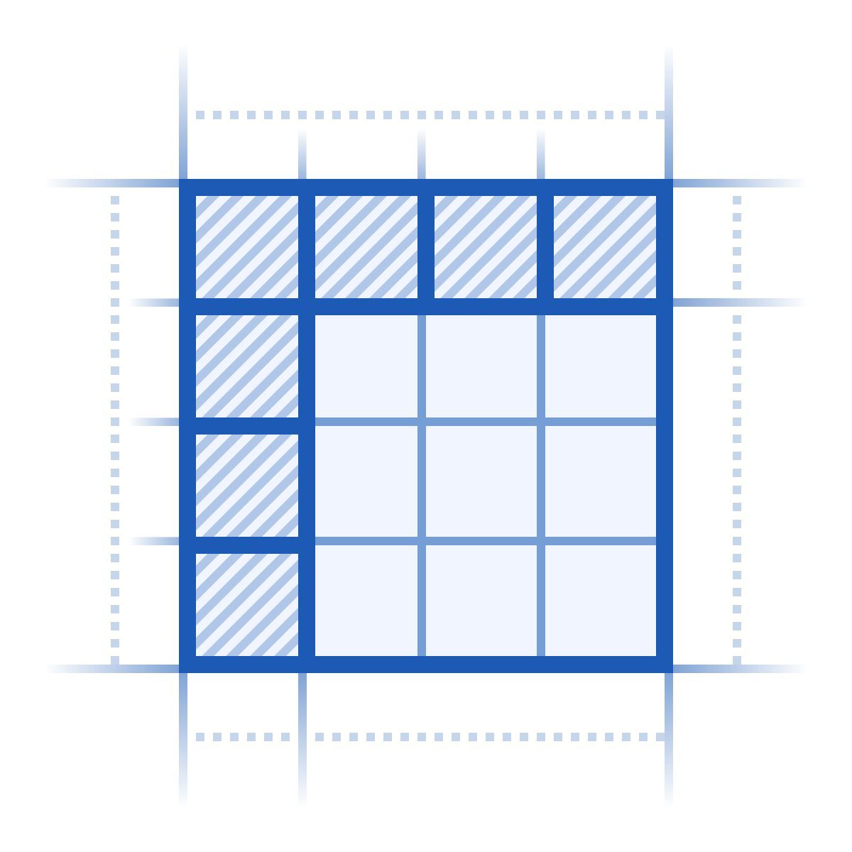 blueprint style 데이터 시트 icon