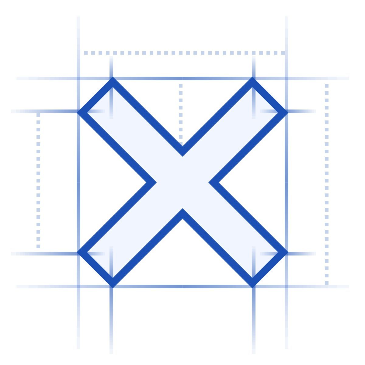 blueprint スタイル 削除 アイコン