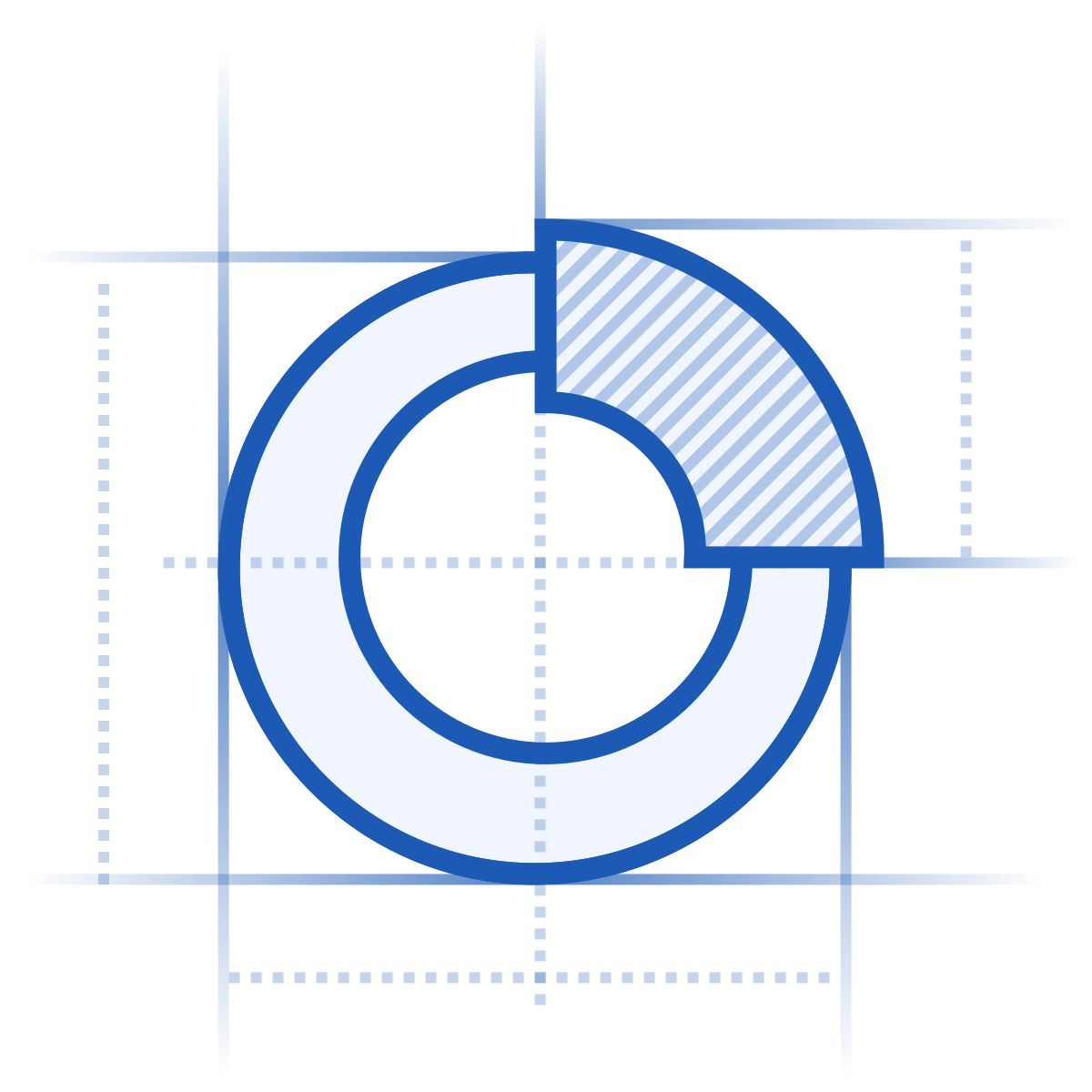 blueprint 风格 圆环图 图标