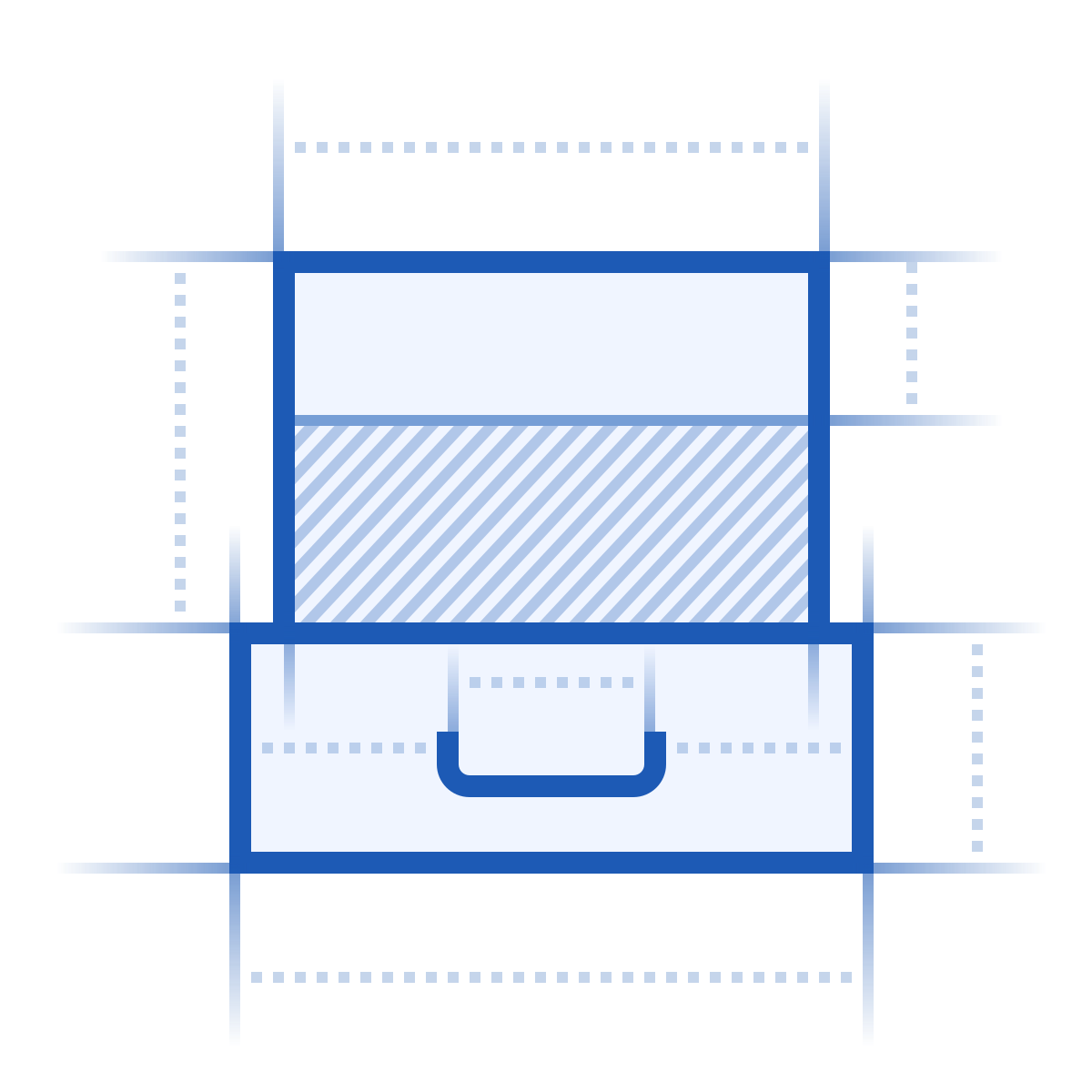 blueprint style drawer icon