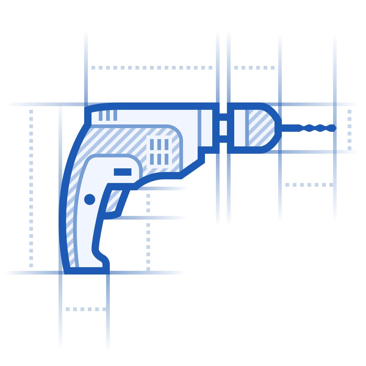 blueprint style taladro icon