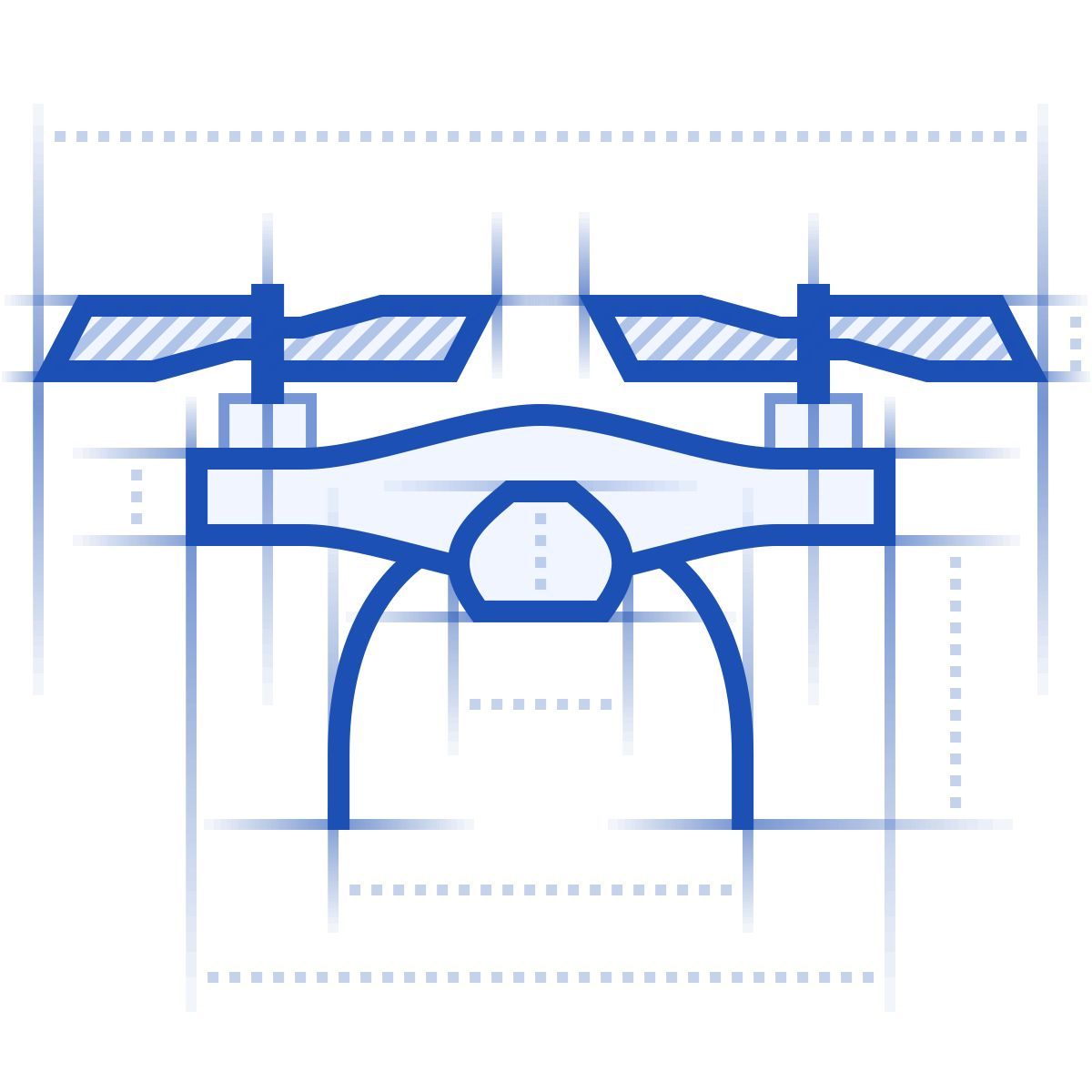 blueprint 风格 无人机 图标
