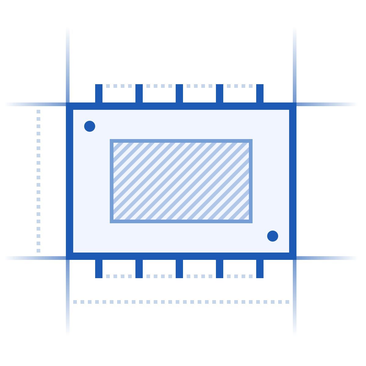 blueprint style elettronica icon
