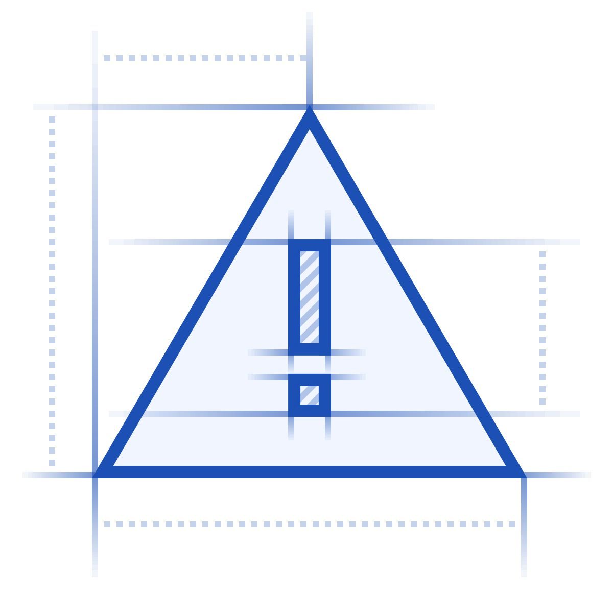 icona errore blueprint stile