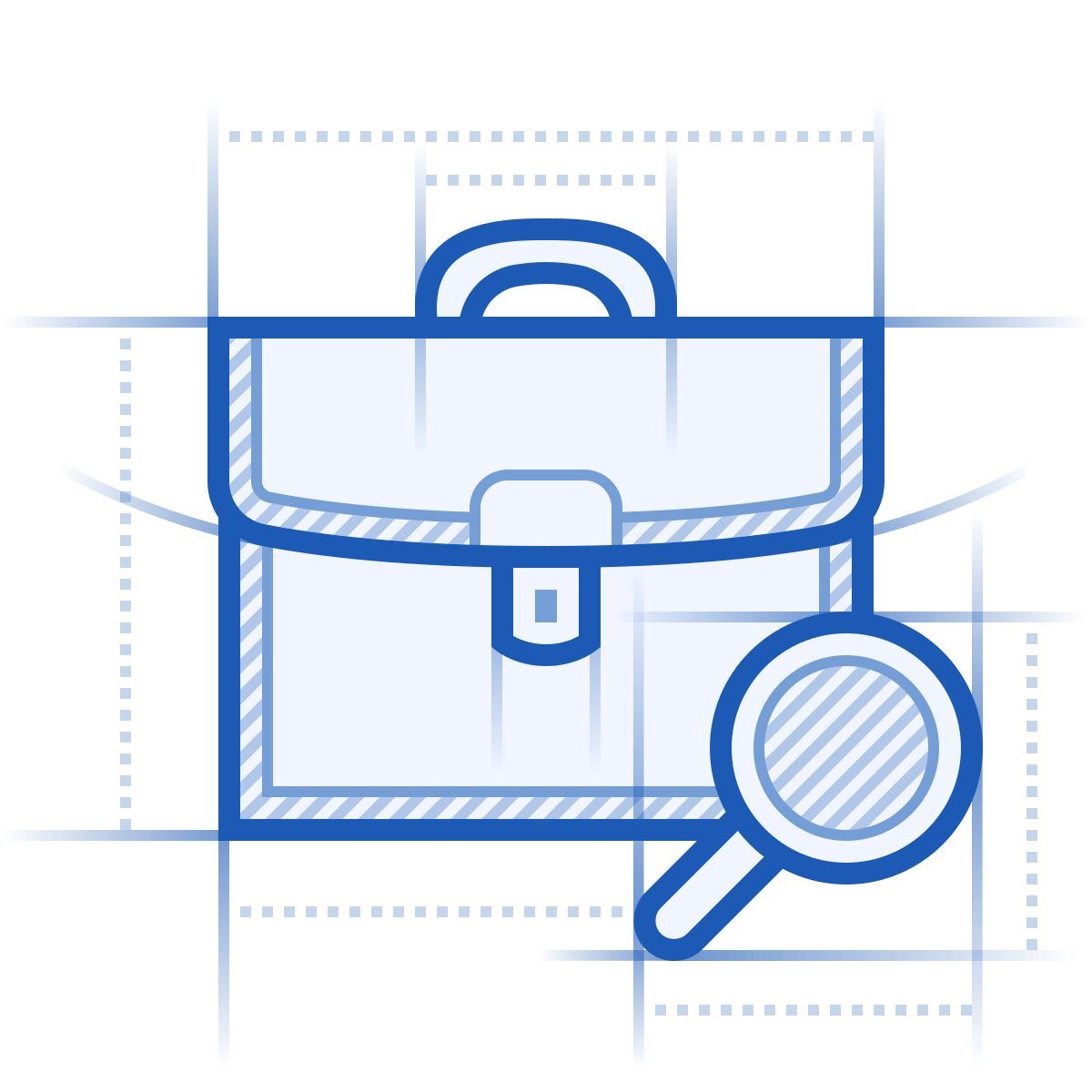 blueprint style trouver un emploi correspondant icon