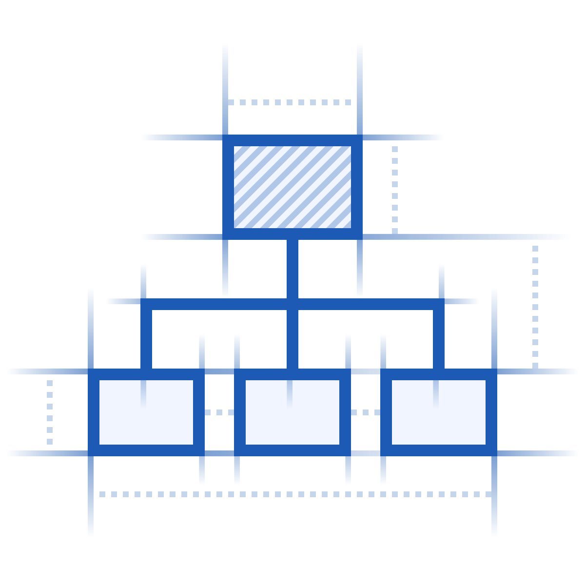 blueprint style технологическая схема icon