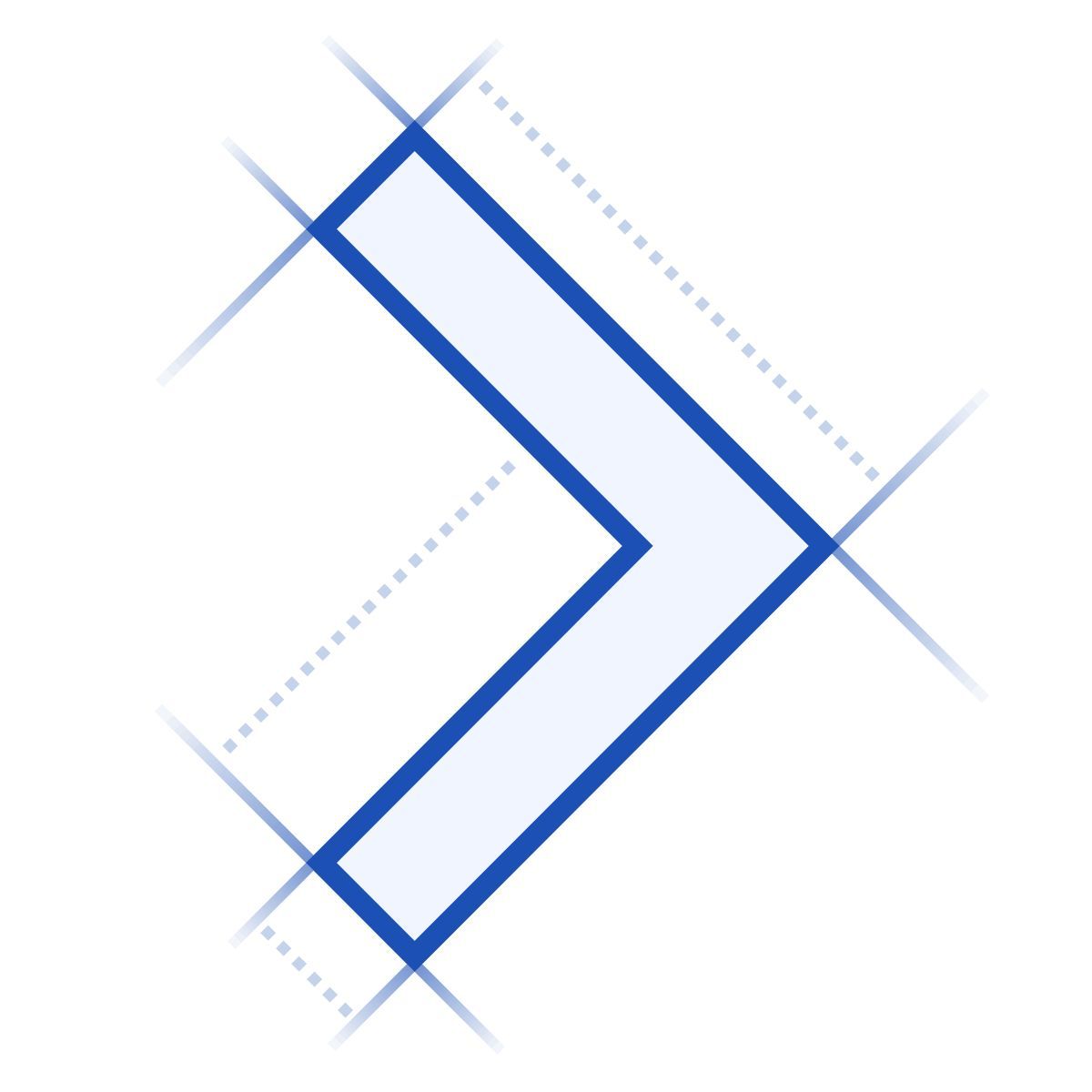 blueprint 风格 向前 图标