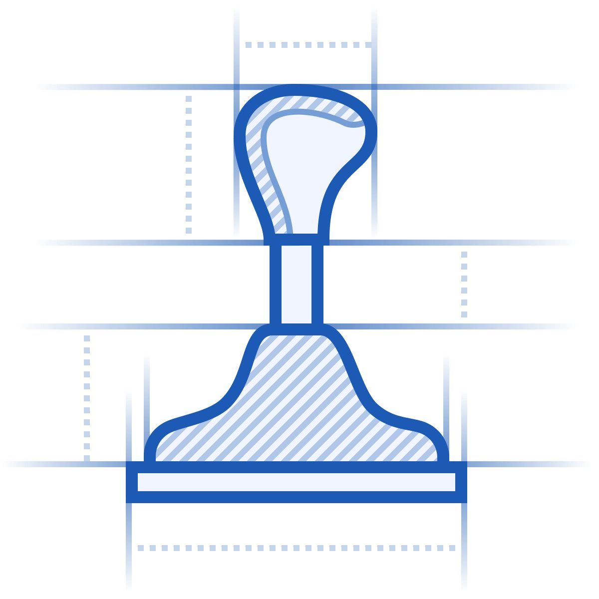 icona leva del cambio blueprint stile