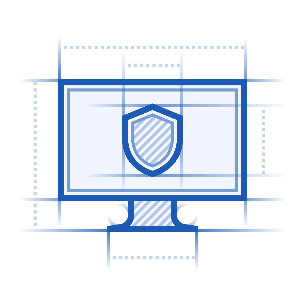 blueprint style hips icon