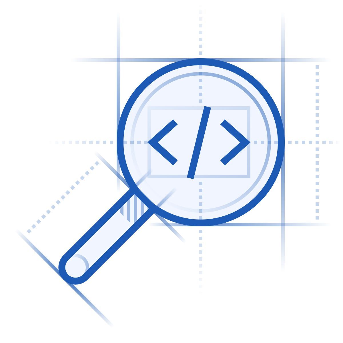 blueprint style inspecter le code icon