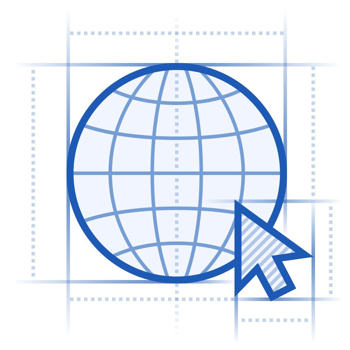 blueprint style интернет icon