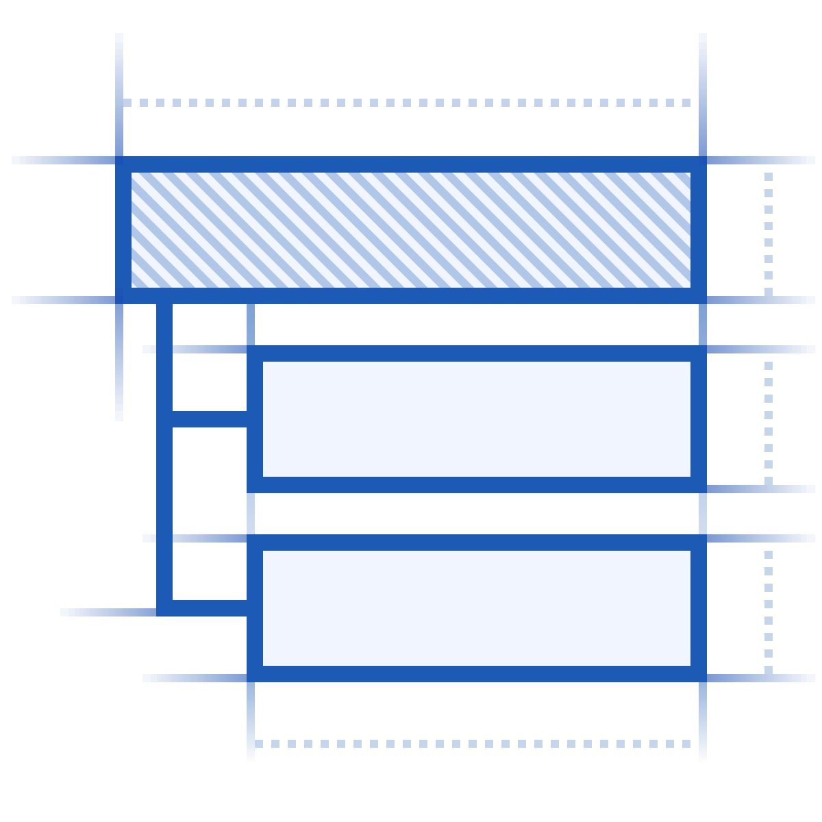 icono kanban blueprint estilo
