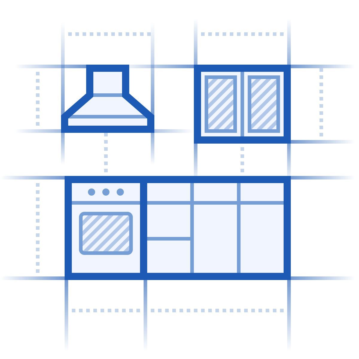 blueprint style 缶 icon
