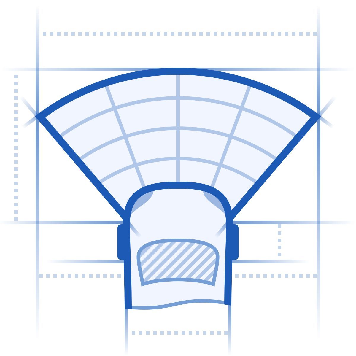 blueprint 风格 lidar sensor 图标