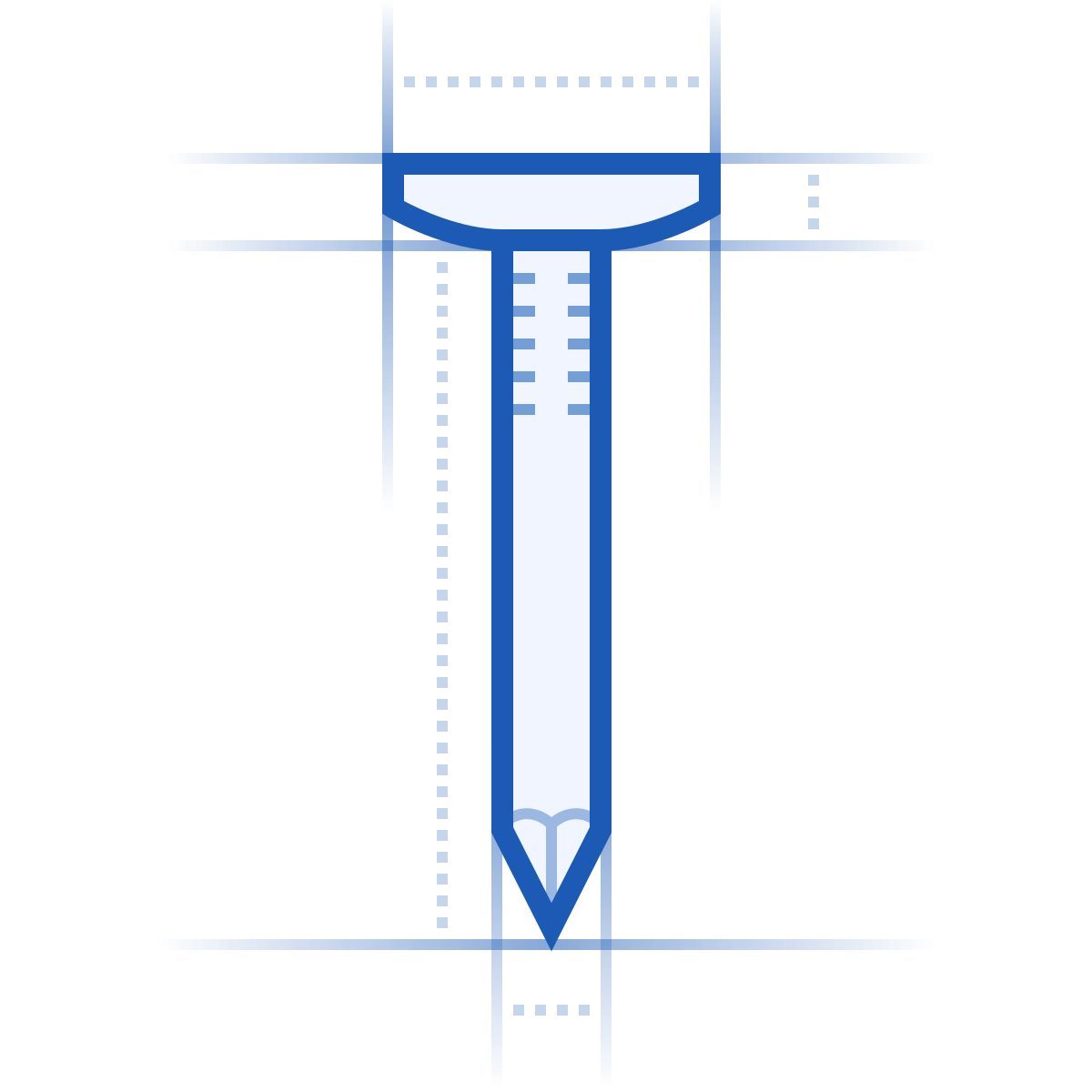 blueprint style 钉 icon