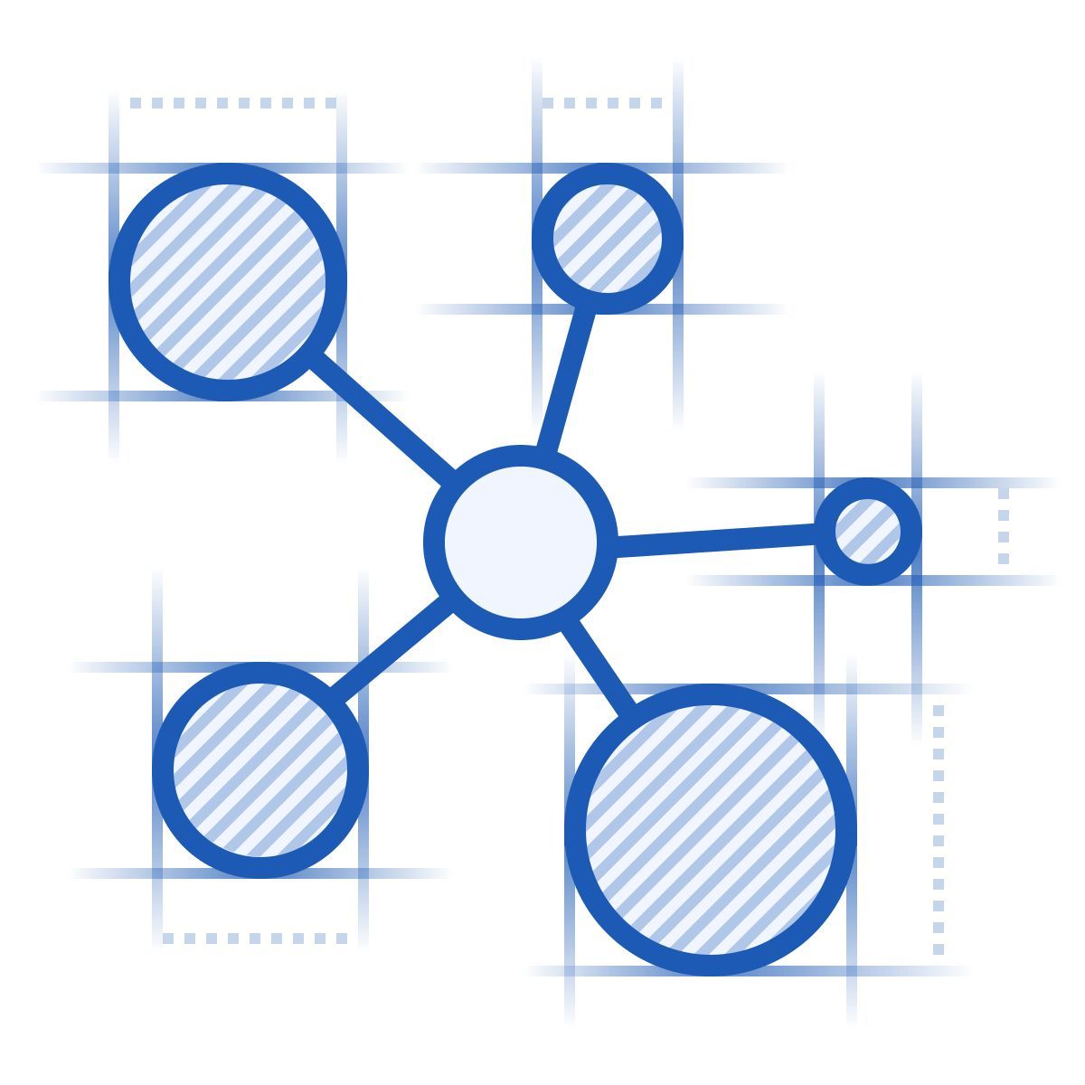 blueprint スタイル network topology アイコン
