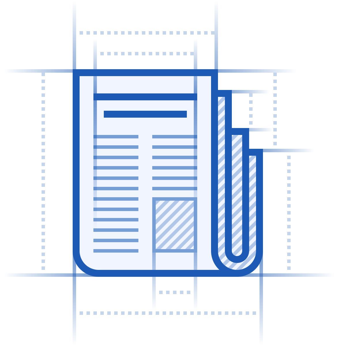 blueprint style nouvelles icon