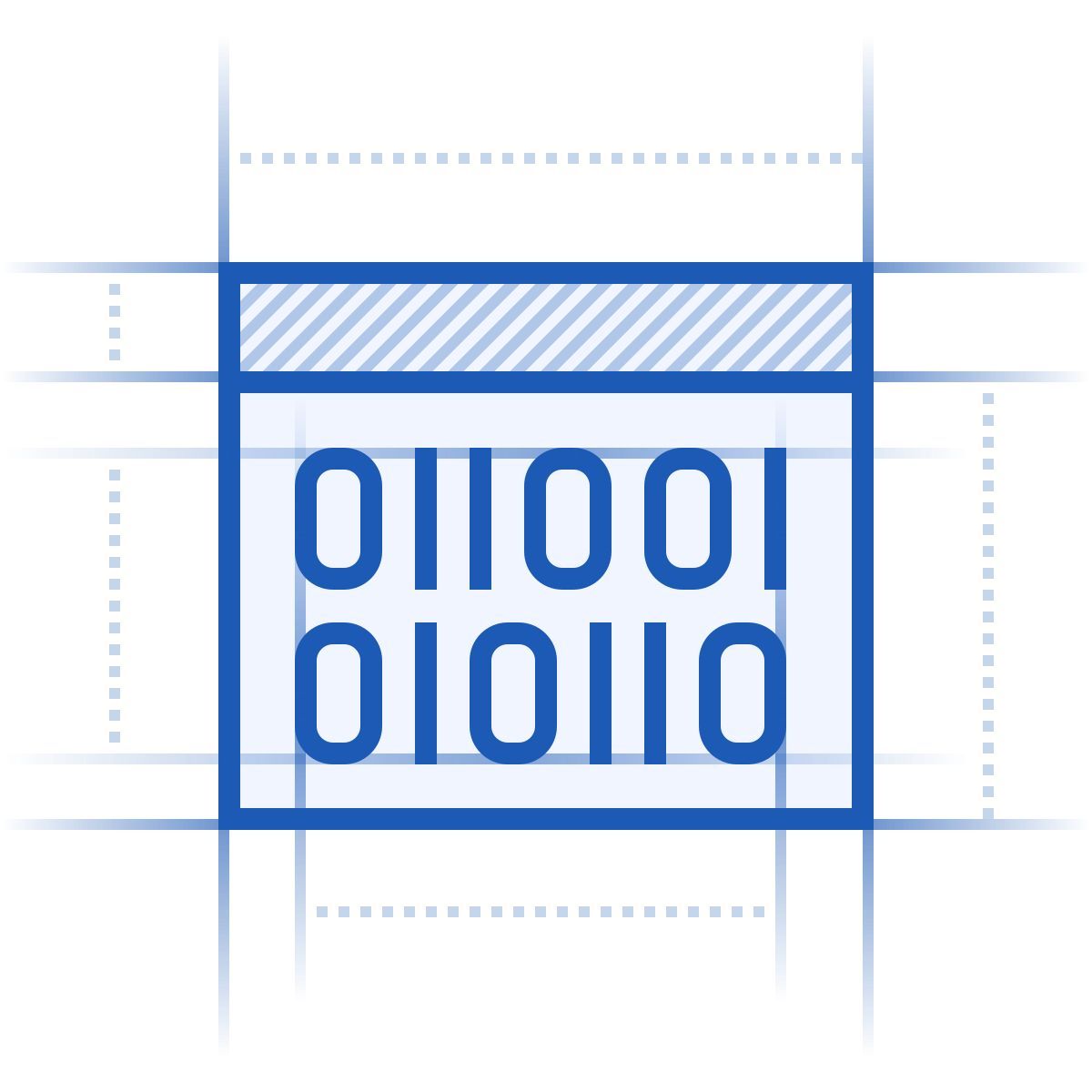 blueprint style codage en ligne icon