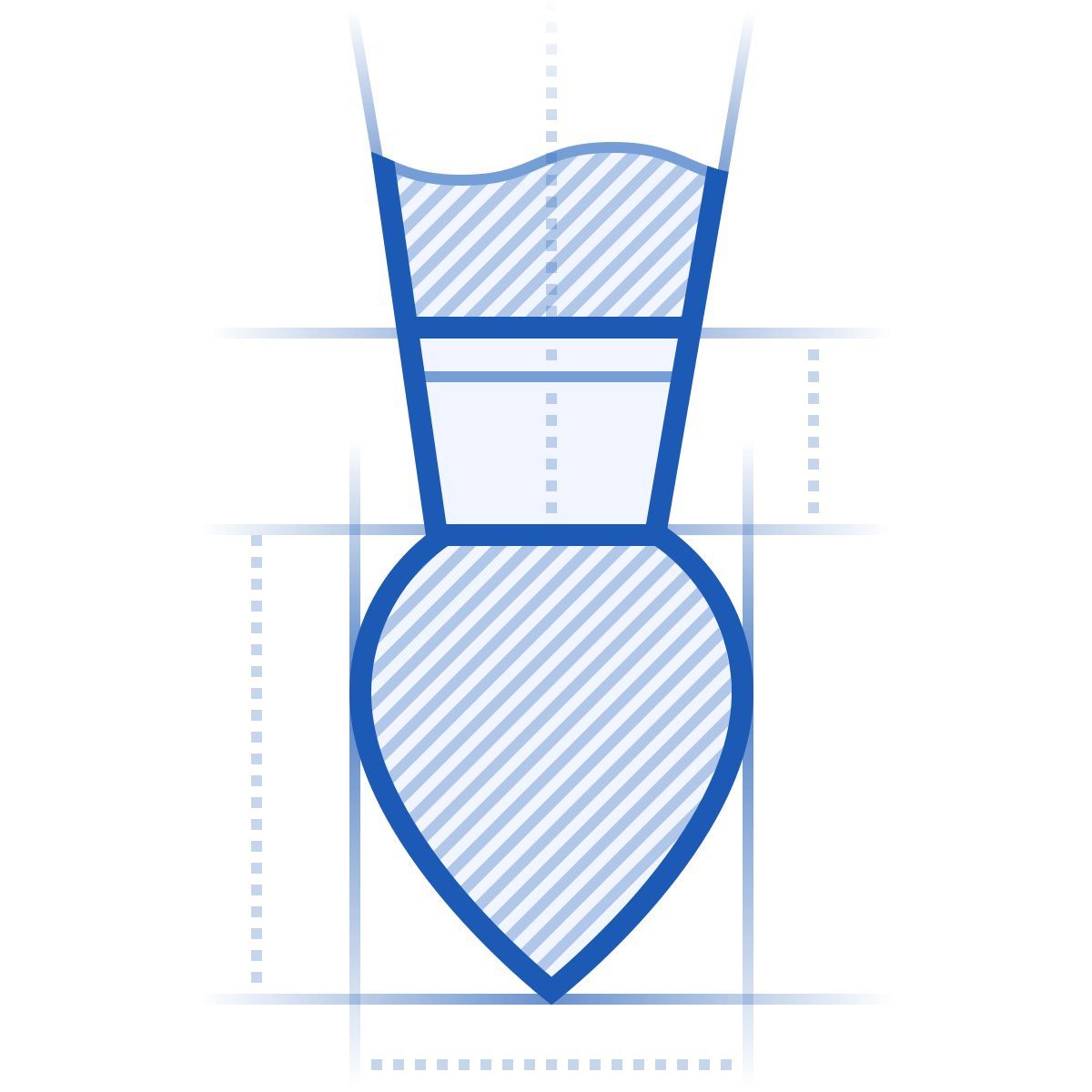 blueprint style pincel icon