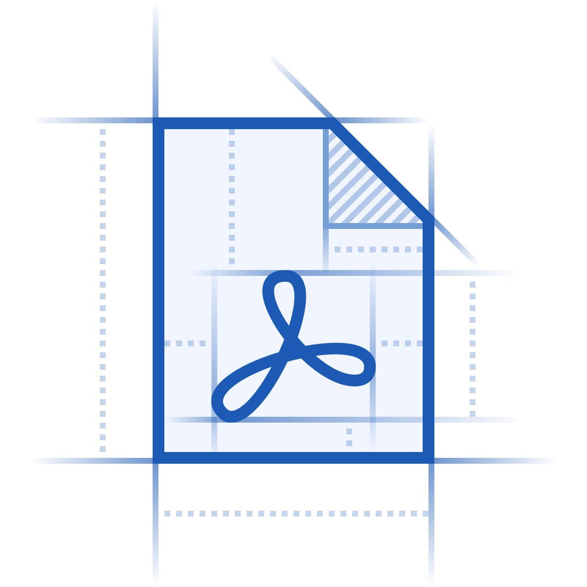 blueprint style pdf icon