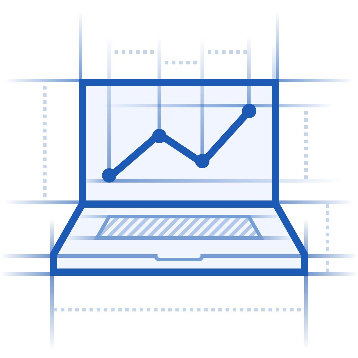 blueprint 风格 性能macbook 图标