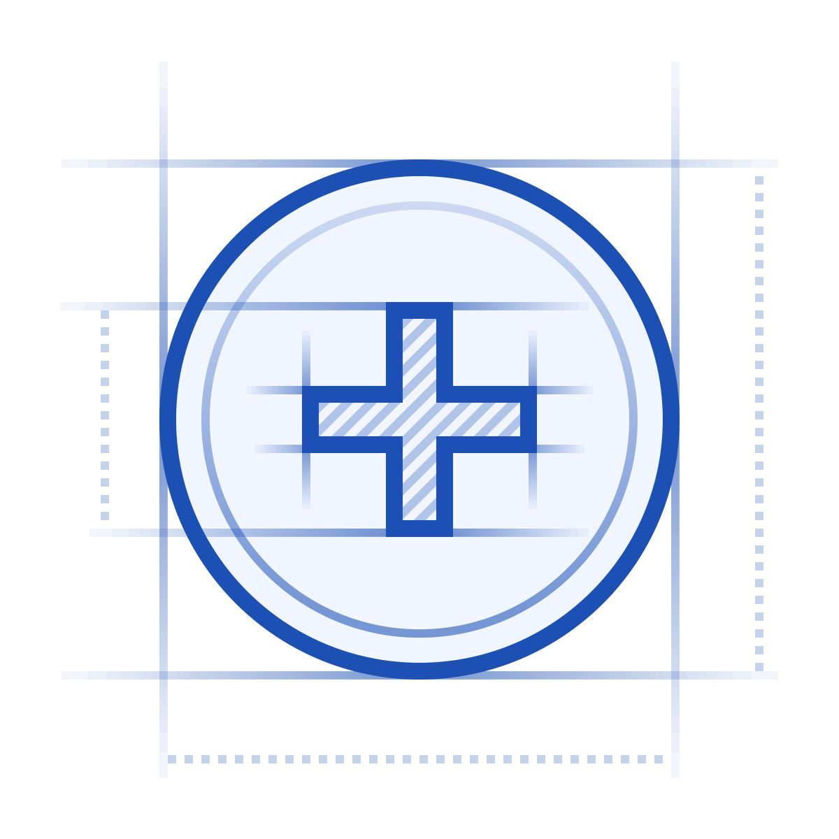 blueprint スタイル プラス アイコン