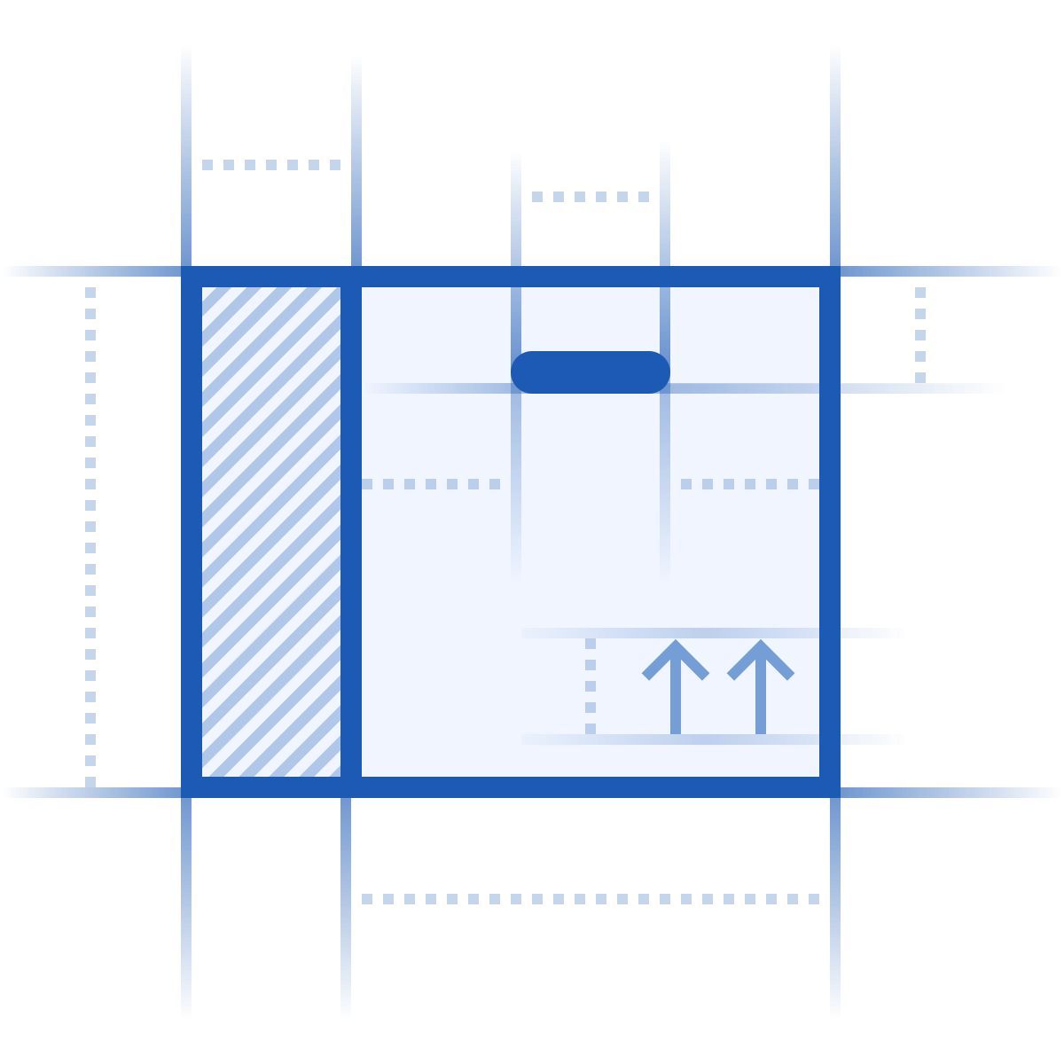 blueprint style prodotto icon