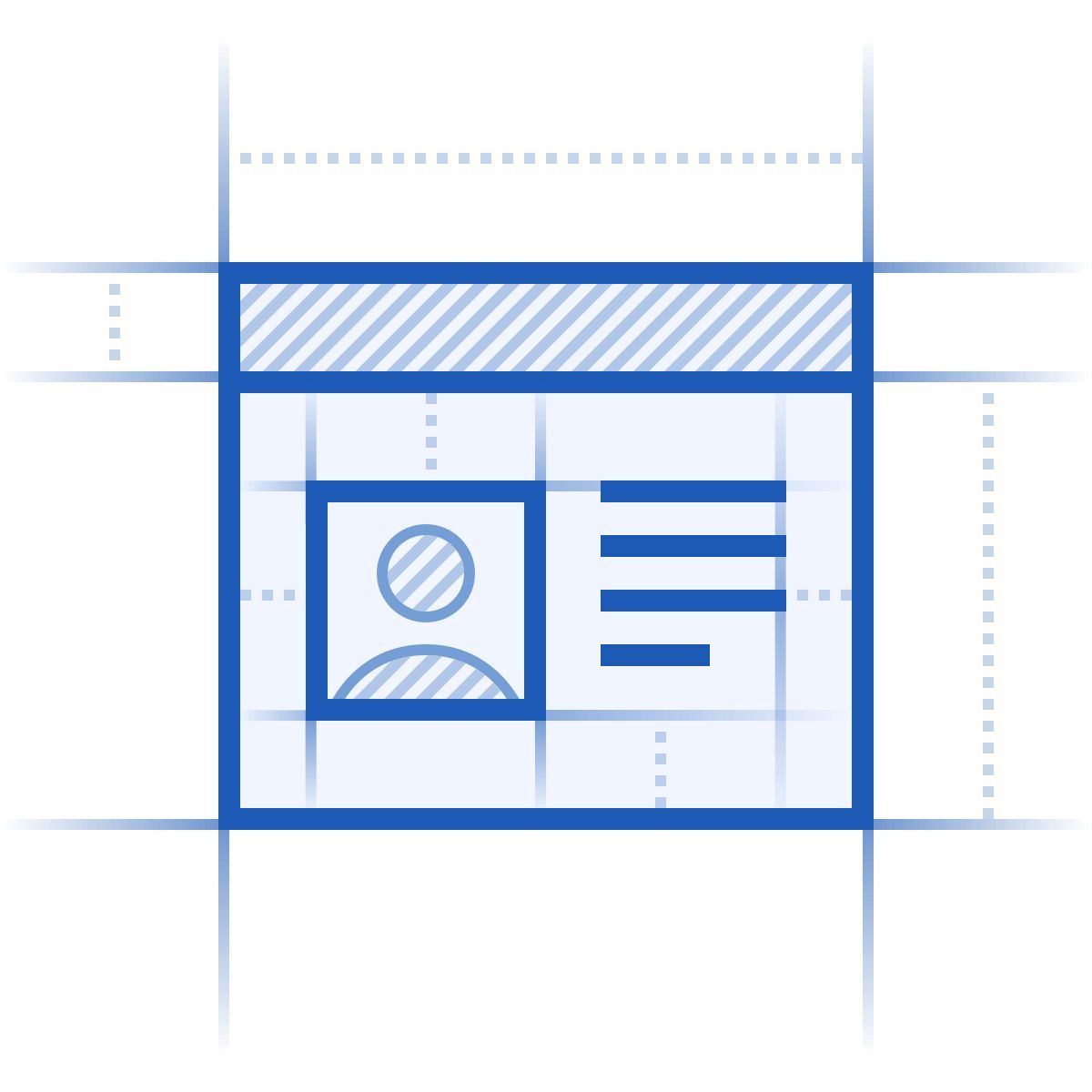 blueprint style applicant icon