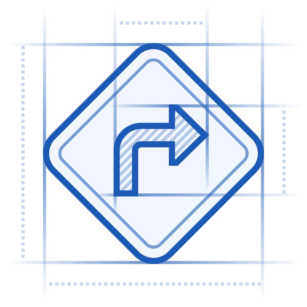 blueprint 风格 路线 图标
