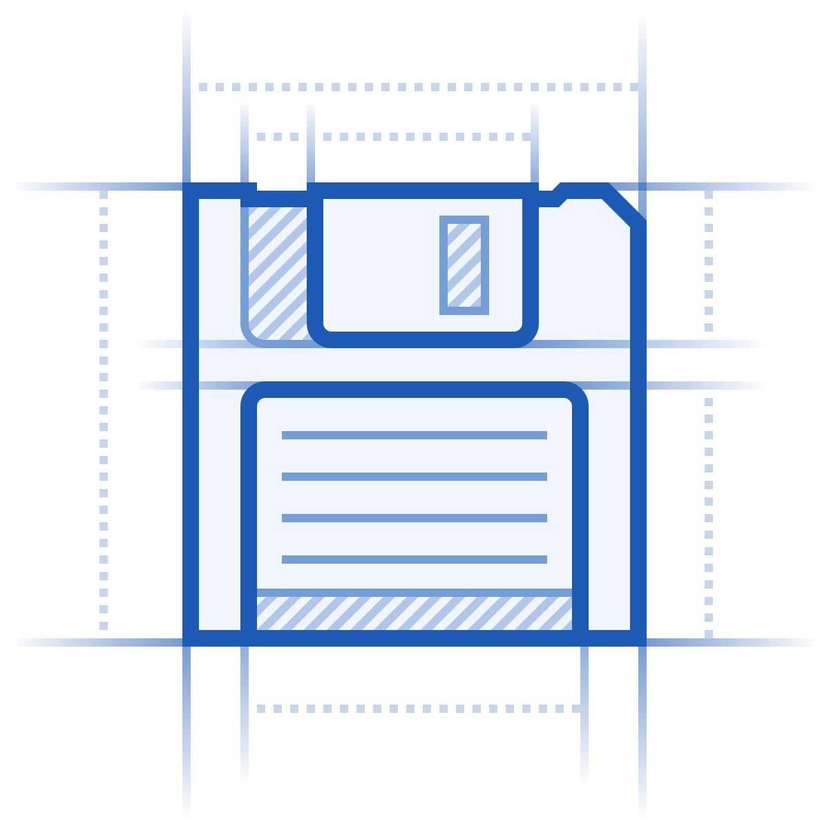 blueprint style salvar icon