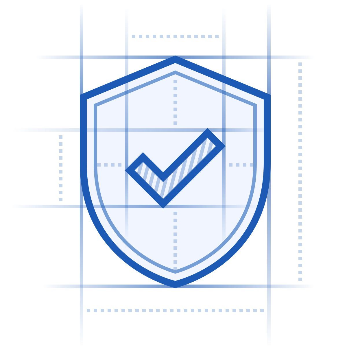 blueprint style protect icon