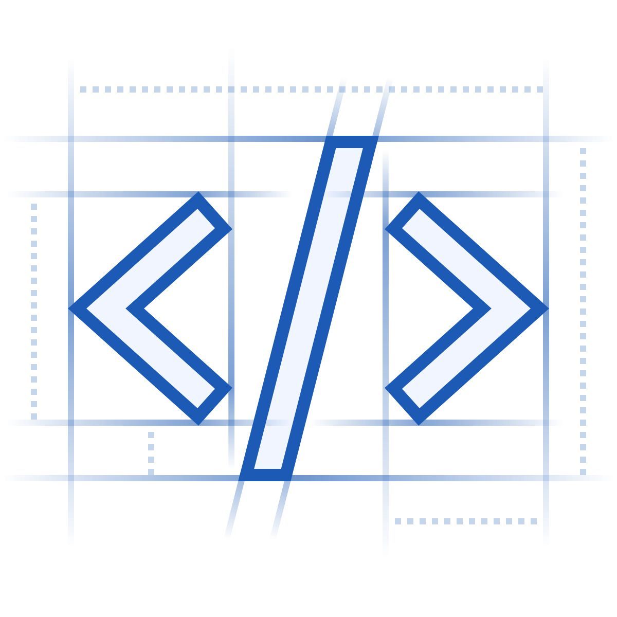 blueprint style quellcode icon