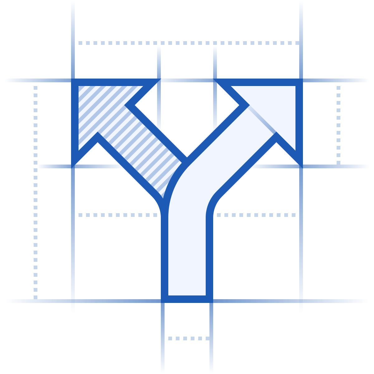 blueprint 风格 分裂 图标