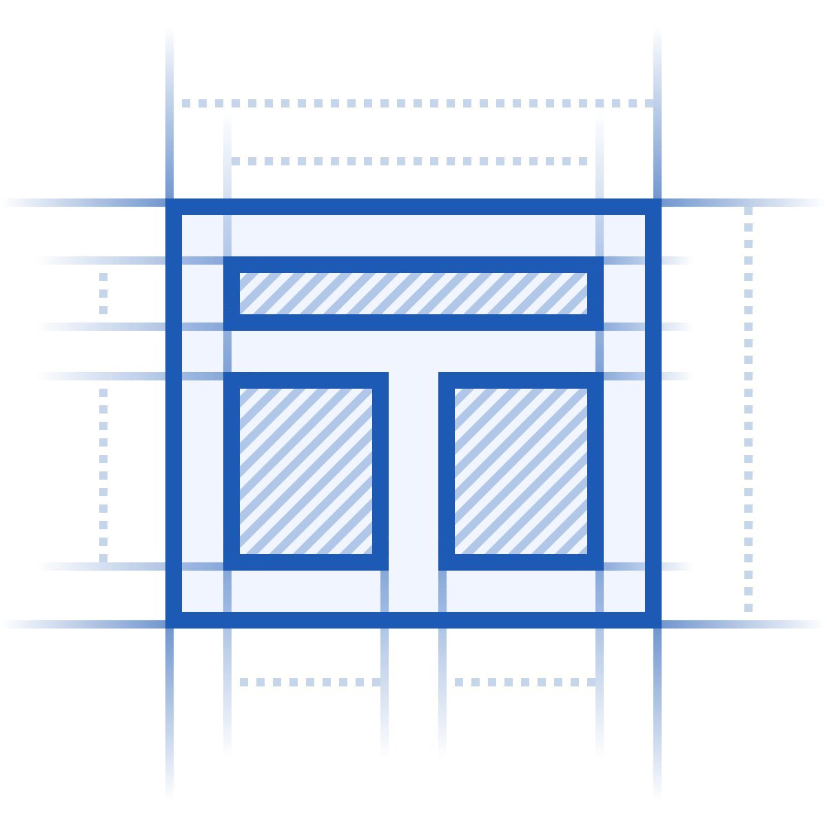 blueprint style plantilla icon