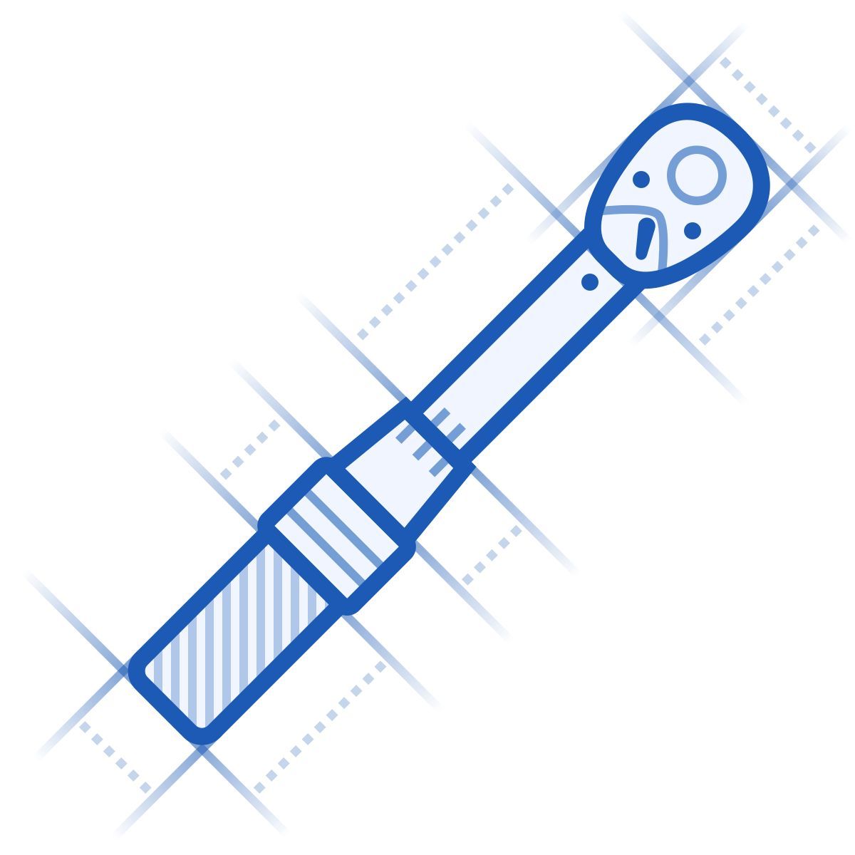 icona torque wrench blueprint stile