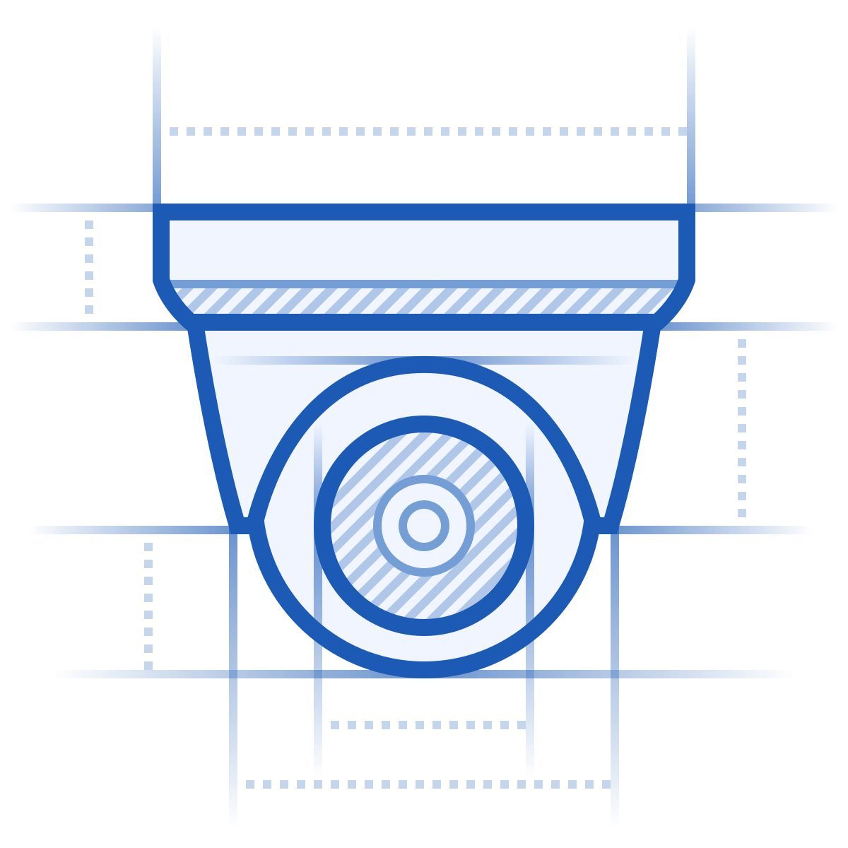 blueprint style turret camera icon