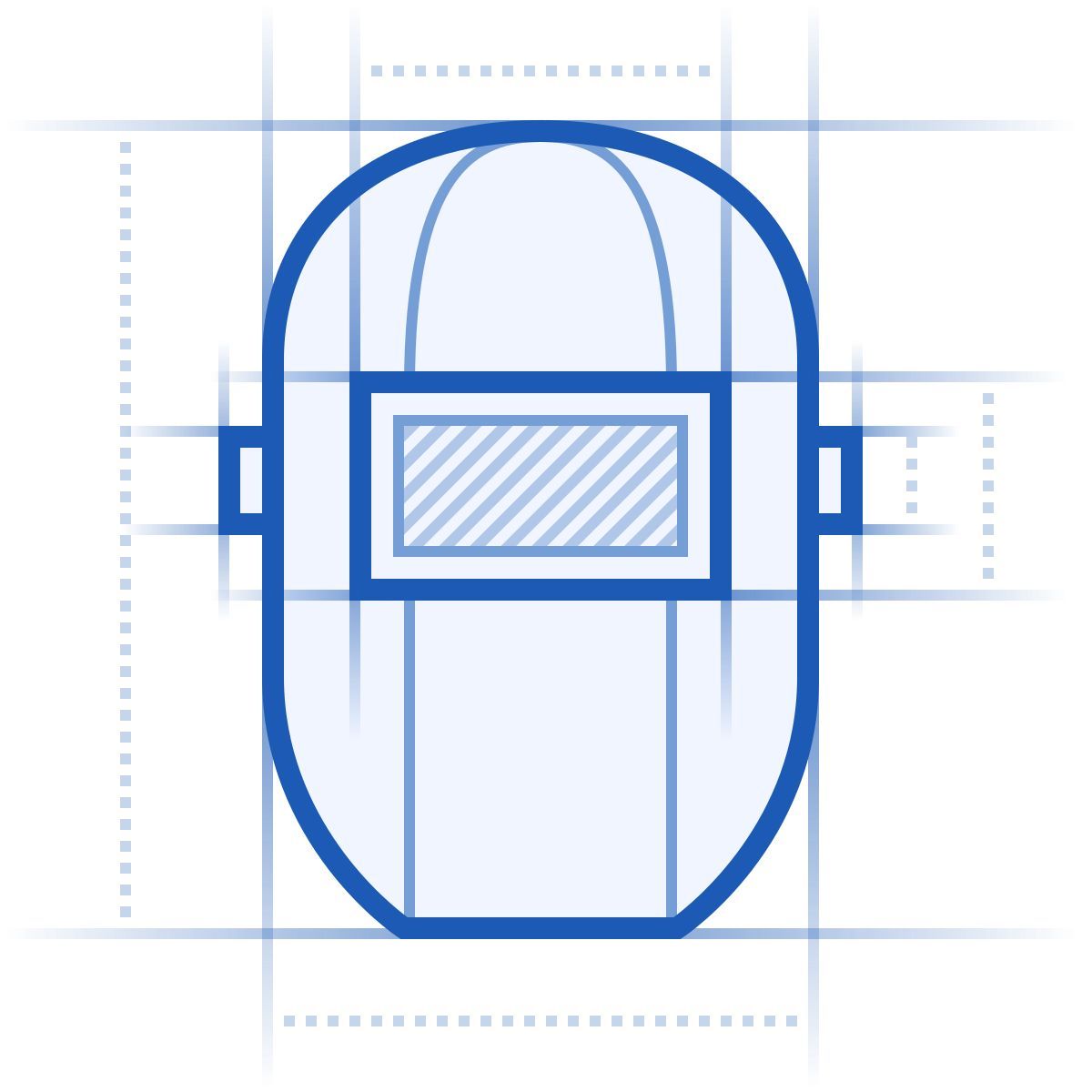 icona welder shield blueprint stile