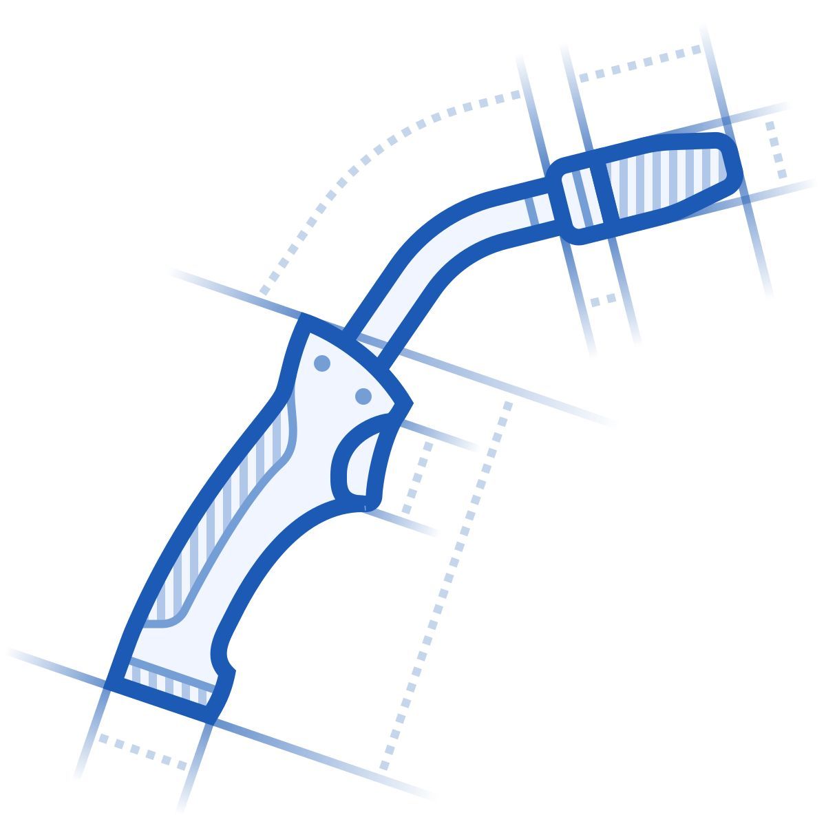 icona strumento di saldatura blueprint stile