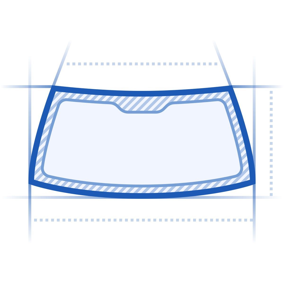 blueprint style лобовое стекло icon