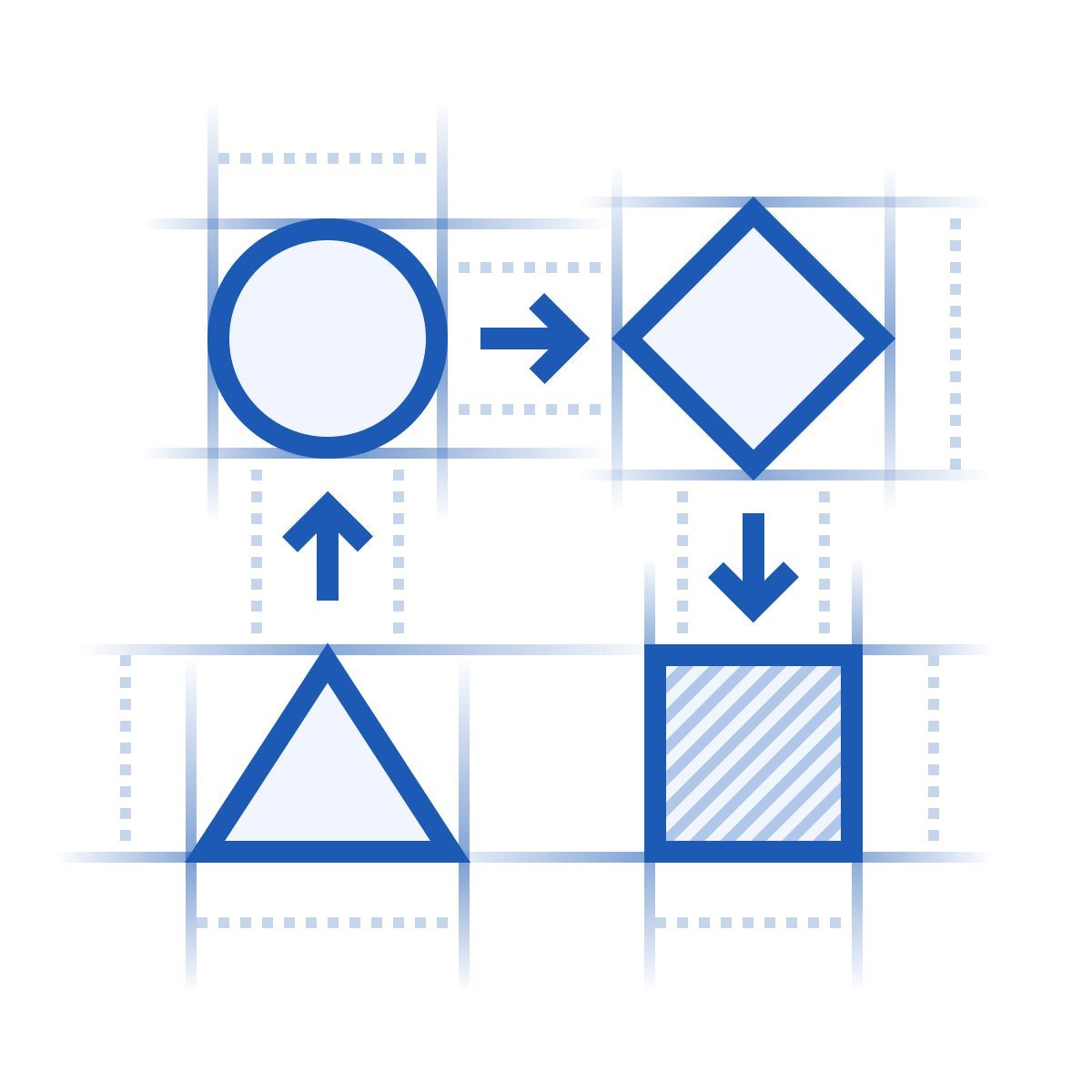 blueprint style 工作流程 icon
