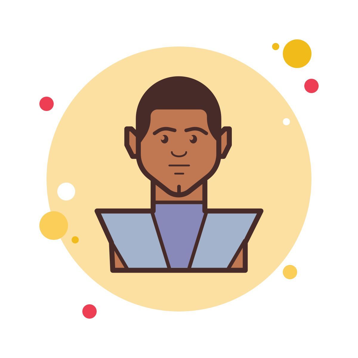 bubbles style  gusano gris icon