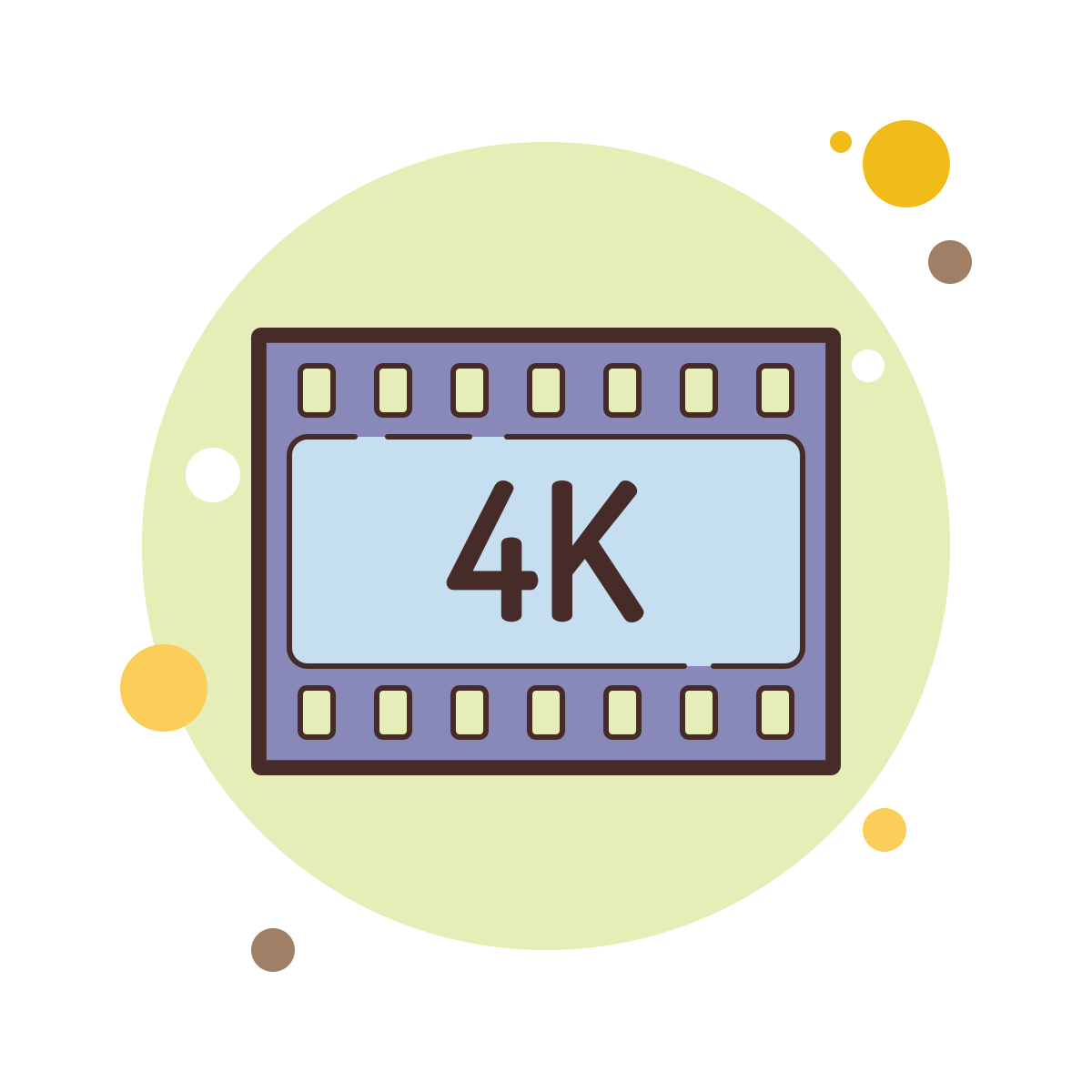 bubbles style 4k icon
