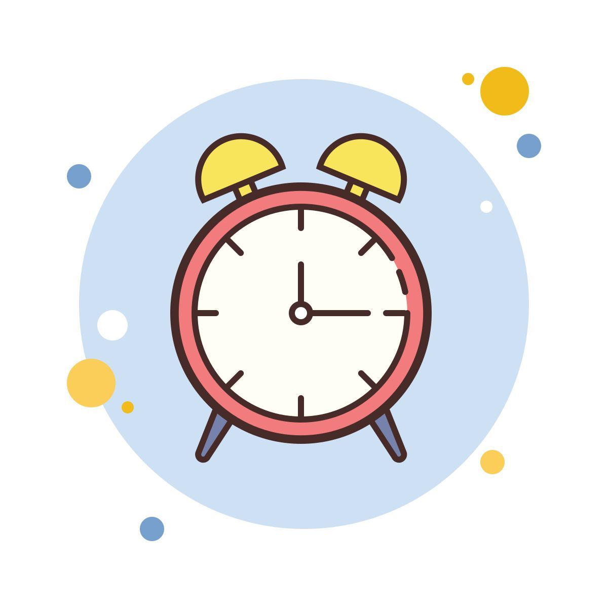 bubbles style wecker icon