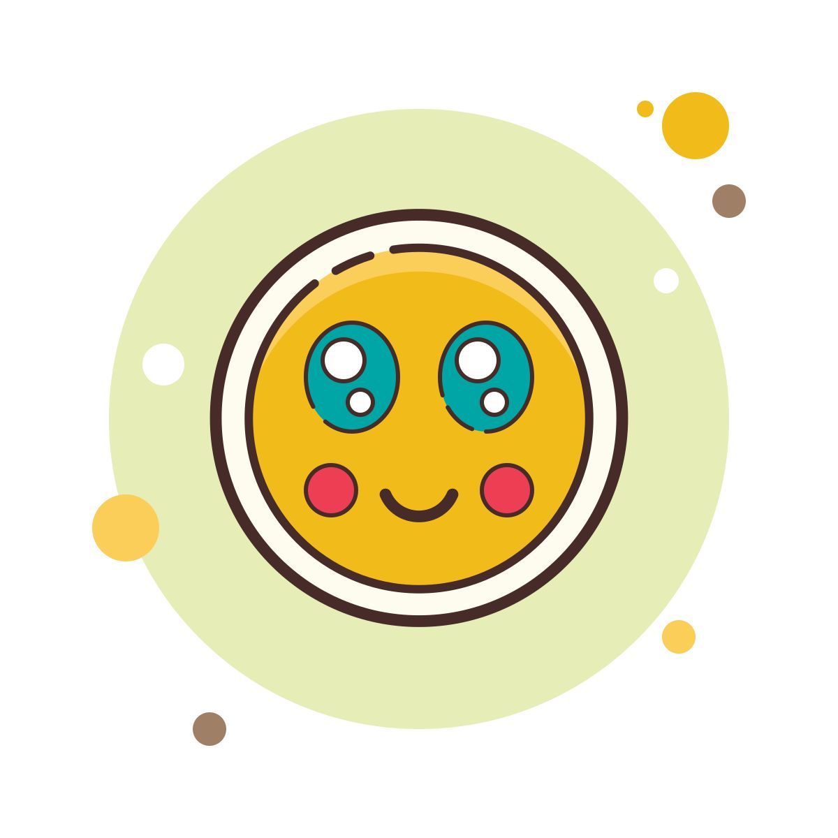 bubbles style anime emoji icon